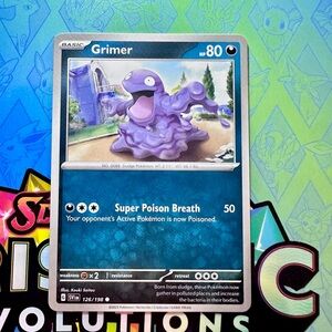 grimer (126/198) - common — pokémon: scarlet & violet - base set